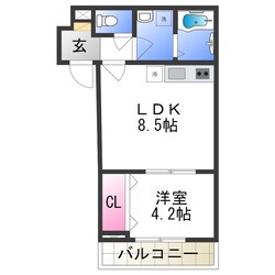 badge住吉公園の物件間取画像